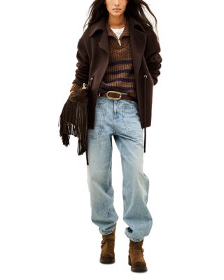 Kam Wool Blend Double Faced Coat - thumbnail 2