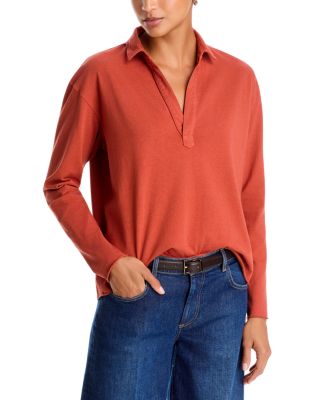 Patrick Cotton Collared Sweatshirt