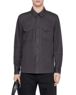 Hanway Western Point Collar Pocket Shirt
