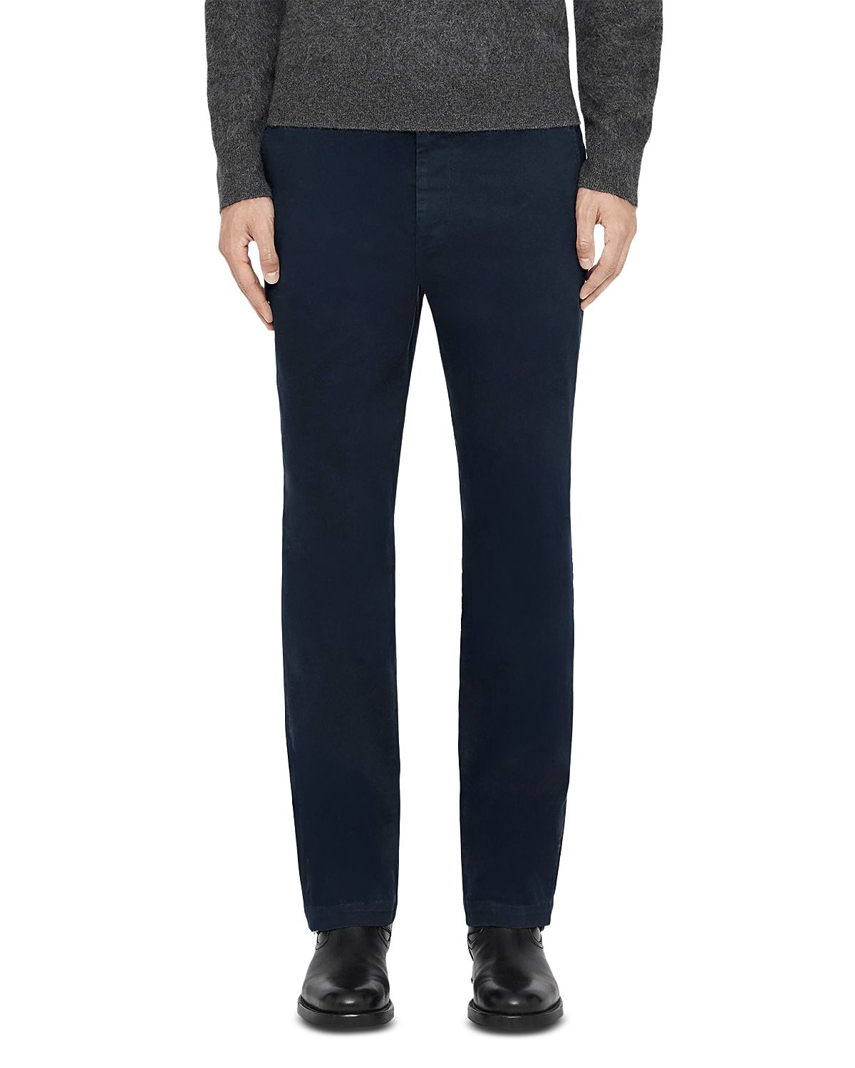 Allsaints Tower Stretch Cotton Straight Leg Chinos