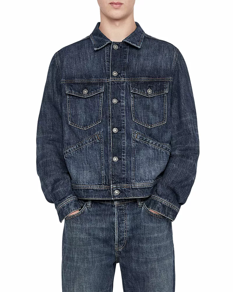 Allsaints Denim Trucker Jacket