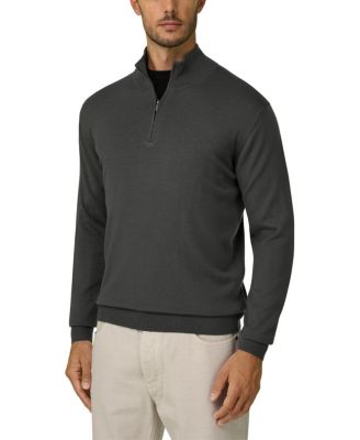  Extrafine Merino Wool Quarter-Zip Jumper