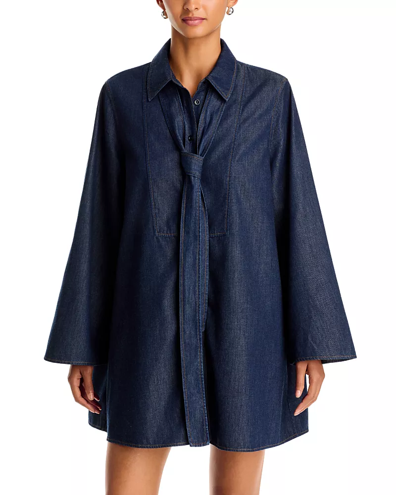 Frame The Denim Tuxedo Dress