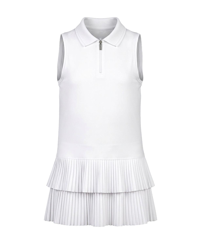 Lucky in Love Girls' Match Pleated Polo Dress - Little Kid, Big Kid