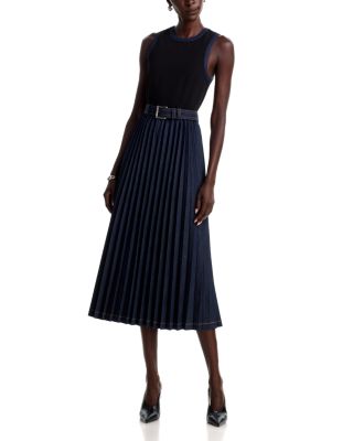 Ponte Crossbody Midi Dress