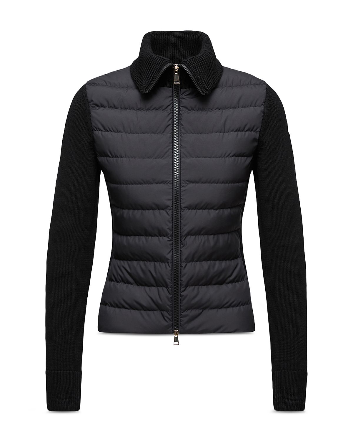 Moncler Down Mixed Media Cardigan