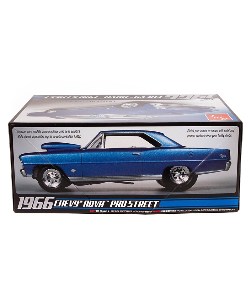 Amt 1966 Chevy Nova Pro Street Scale Model Kit, Ages 14+