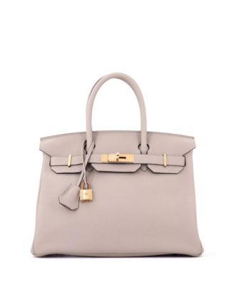 Birkin 30 Togo Leather & Rose Gold Tone Satchel