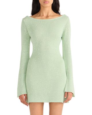 Maya Long Sleeve Sequin Mini Dress