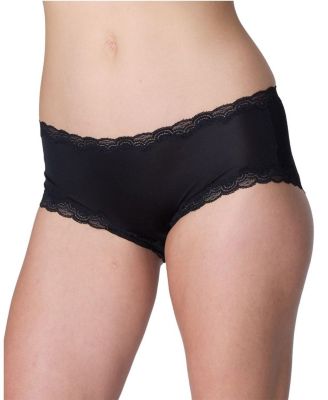  Women's Soft Silk Lace Trim Briefs