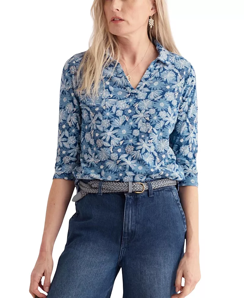 Seasalt Cornwall Wavecrest Relaxed Fit Top