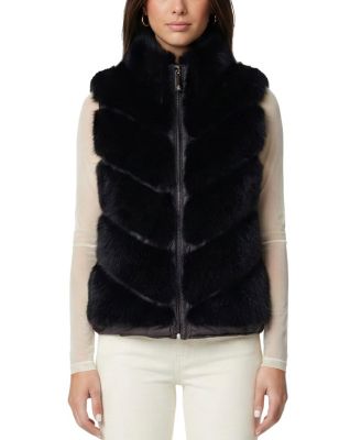  Faux Fur Silver Fox Vest