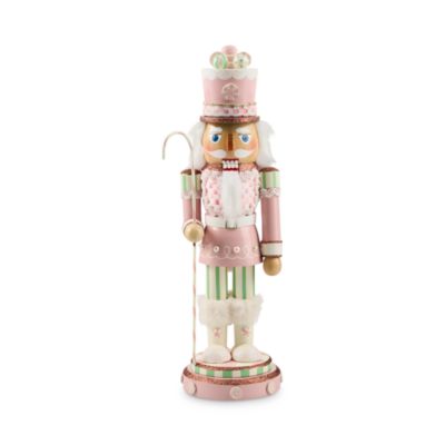 Rosy Peppermint Wood Nutcracker