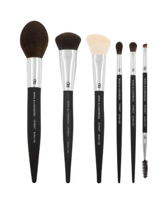  Professional Full Face Makeup Brush Set - 6 Pcs