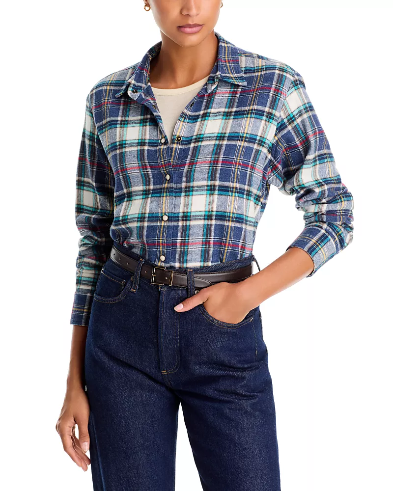 Xirena Beau Cotton Blend Button Front Shirt