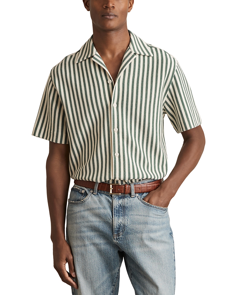 Reiss Trig Knit Camp Shirt