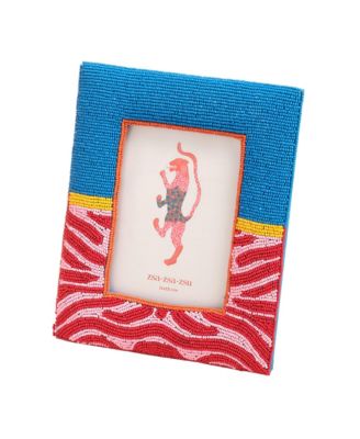  Dadri Decorative Beaded Wood Frame, 8" x 7"