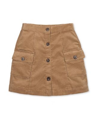 Girls' Organic Corduroy Button Front Skirt - Little Kid, Big Kid