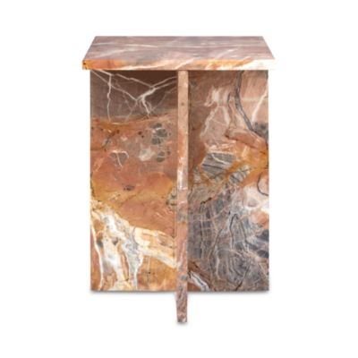 Hudson Park Collection Bellerose Marble Accent Table