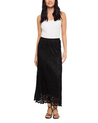 Lace Pull On Ankle Skirt