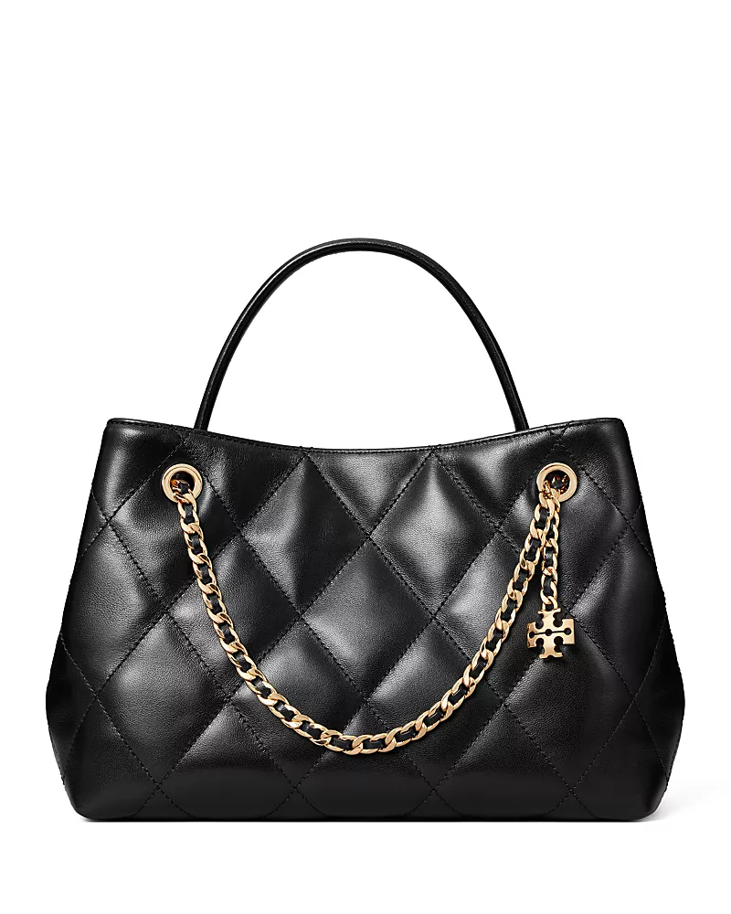 Tory Burch Fleming Small Quilted Leather Carryall
