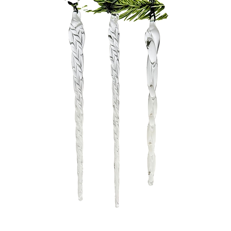 The Whitehurst Company, Llc Icicle Ornaments, Set of 12