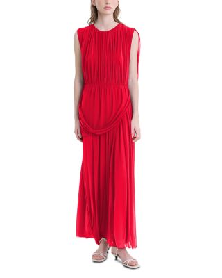 Fforme Kahlo Asymmetric Draped Loop Jersey Dress