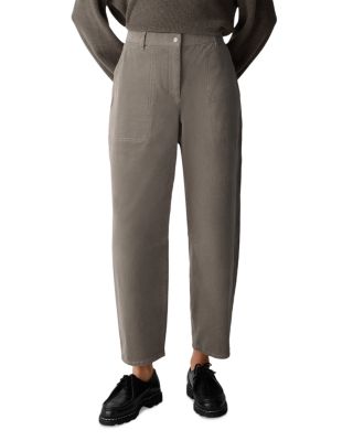 Cotton Stretch Corduroy Ankle Arch Pants