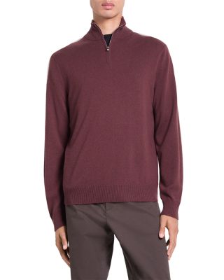 Hilles Cashmere Quarter Zip Sweater