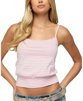 Hazelina Striped Tank Top