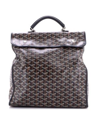   Saint Leger Briefcase Backpack Coated Canvas