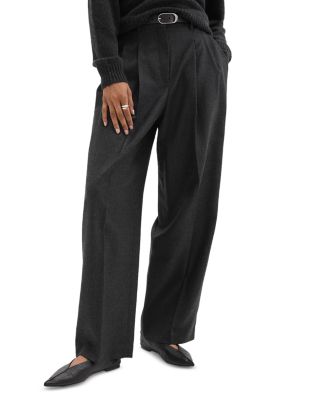 Wool Double Pleat Pants