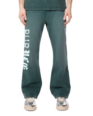 Cotton Flared Fleece Logo Sweatpants