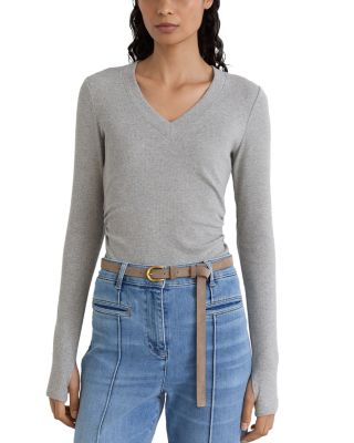 Sandrine Cotton Stretch Thumb Hole Top