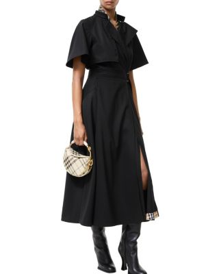  Wool Twill Wrap Dress