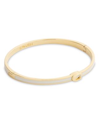Signature C Enamel Bangle Bracelet 