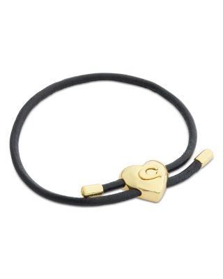 Signature Heart Leather Cord Bracelet