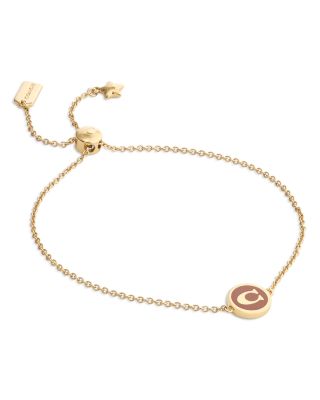 Signature C Coin Slider Bracelet
