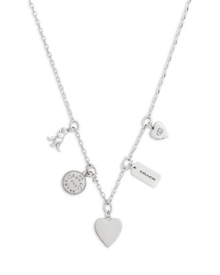 Heritage Charm Statement Necklace, 16-18"