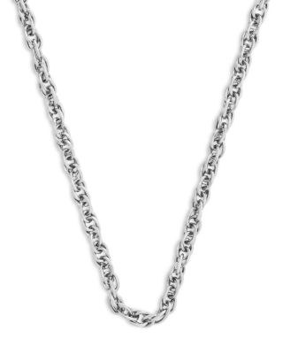 Heritage Signature Coin Twist Link Collar Necklace, 16-18" 