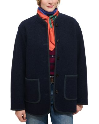 Cambridge Wool Collarless Jacket 