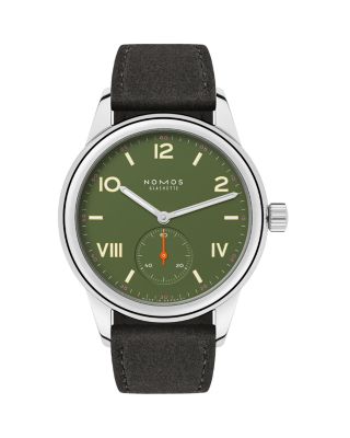 Nomos Club Campus All Olive Watch, 36mm In Green