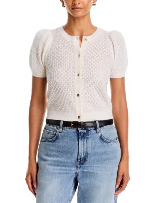 Sabine Cashmere Blend Cropped Cardigan