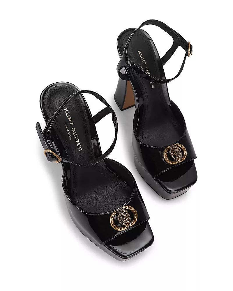 Kurt Geiger London Women's Chelsea Peep Toe Platform Sandals