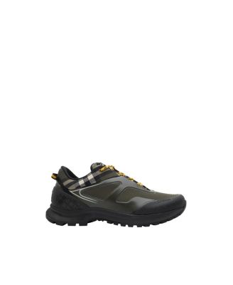 Men's Check and Mesh Discover Sneakers