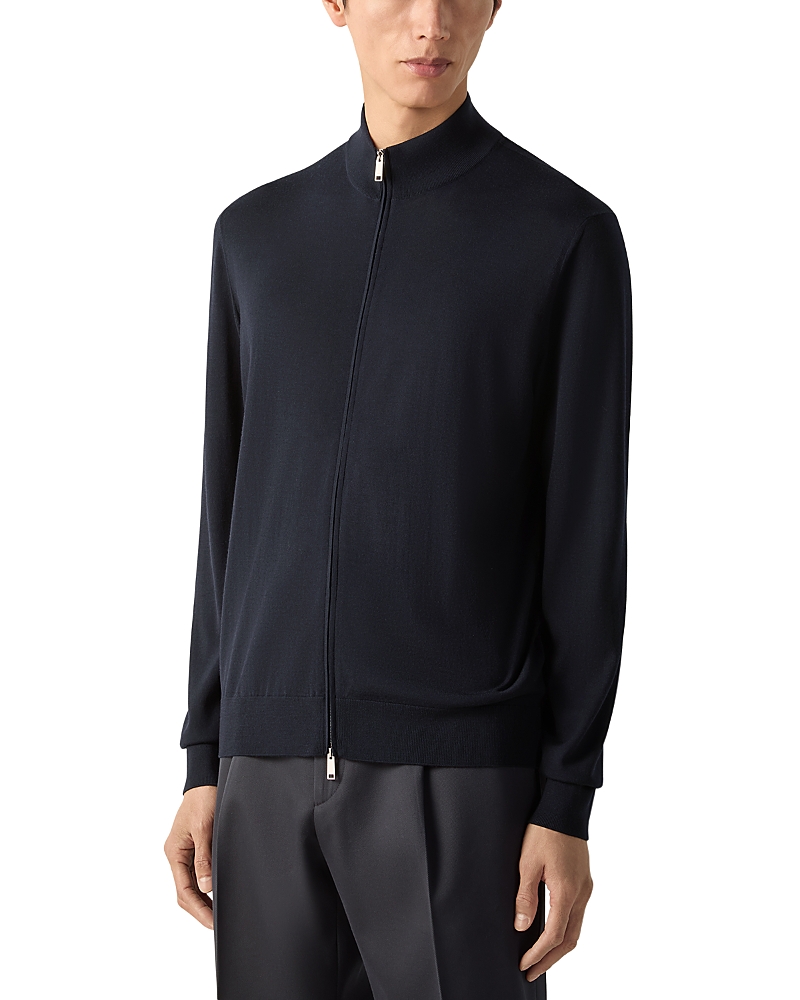 Zegna Trofeo 15milmil15 Wool Full Zip Cardigan
