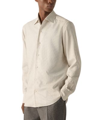 Silk Button Front Shirt
