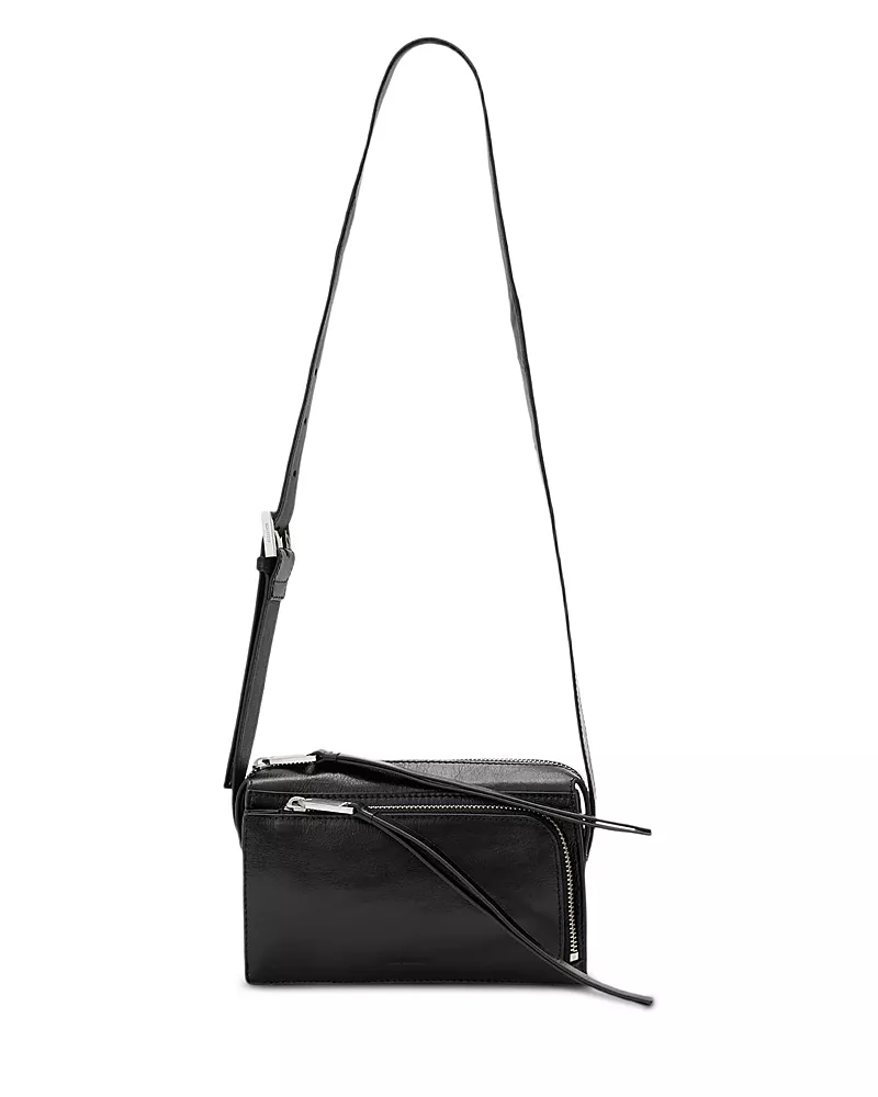 Allsaints Marlo Leather Crossbody Wallet