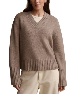 Jet Cashmere Cropped Sweatshirt