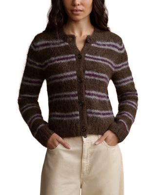 Jenni Kayne Timber Alpaca Blend Fuzzy Cardigan
